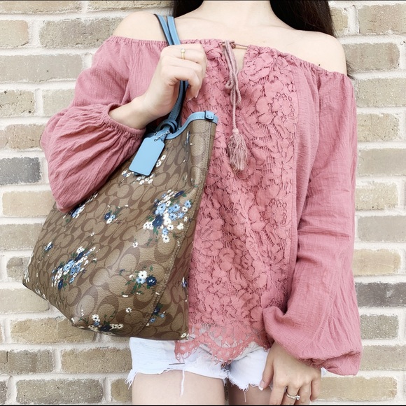 Coach 2 in 1 large floral tote - Picture 3 of 4